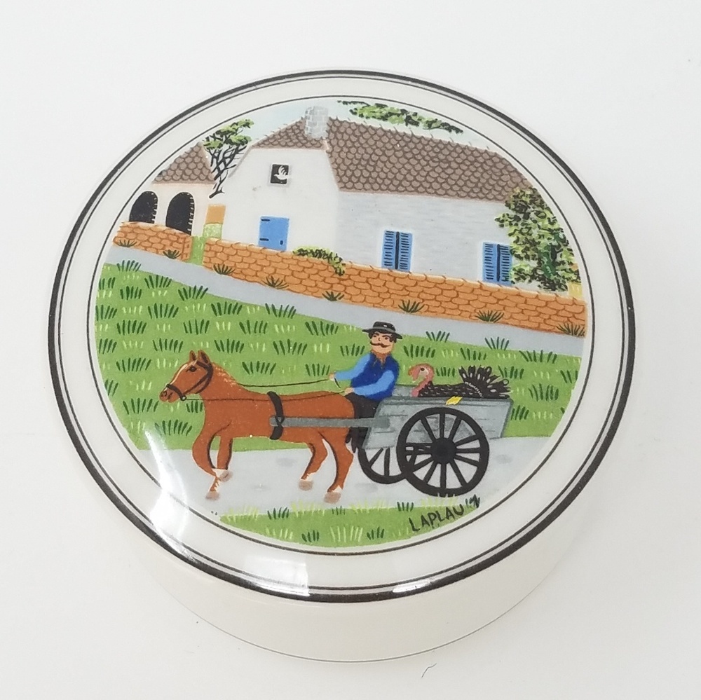 Villeroy & Boch white porcelain trinket candy box - Picture 2 of 7